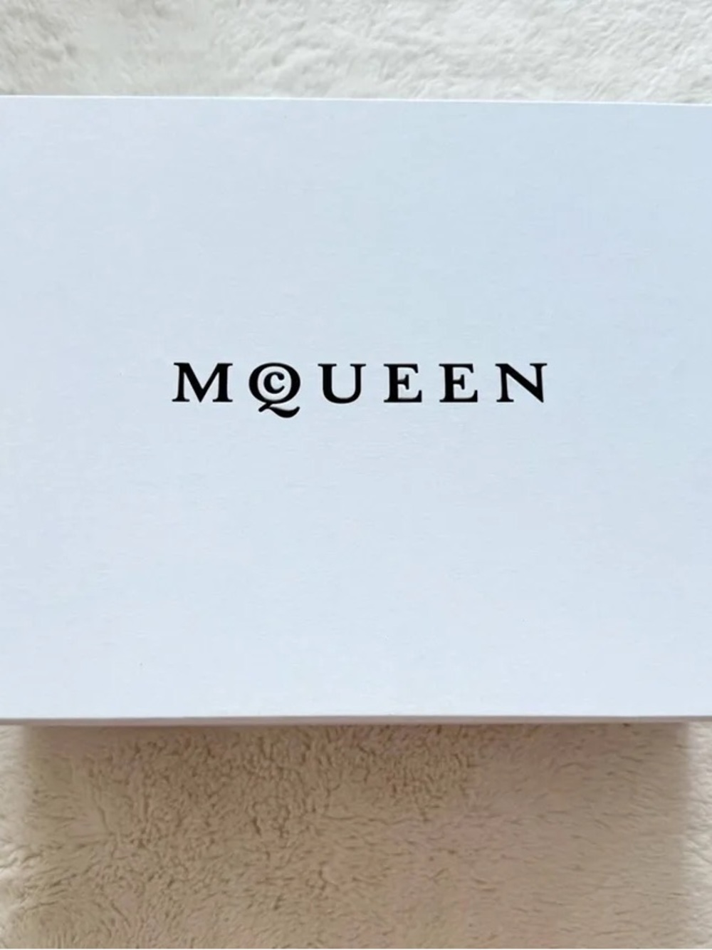 Authentic McQueen White Logo Box